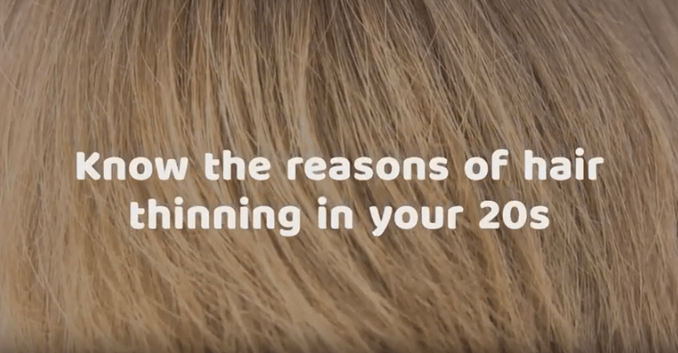 know the reasons of hair thinning in 20s