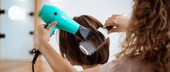 Avoid styling wet or damp hair