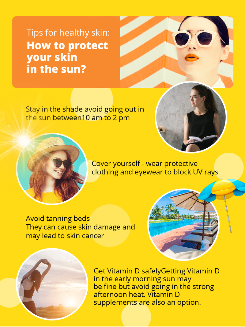 Tips for healthy skin: How to protect your skin in the sun