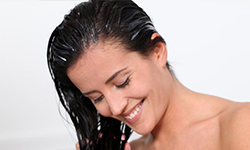 Use leave in conditioner to strengthen brittle hair