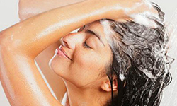 Wash your hair regularly with a mild shampoo
