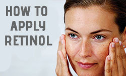 How to use a retinol product